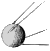 Satelite artificial ruso Sputnik